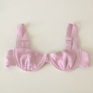 PacSun Swim Bikini Top Underwire Textured